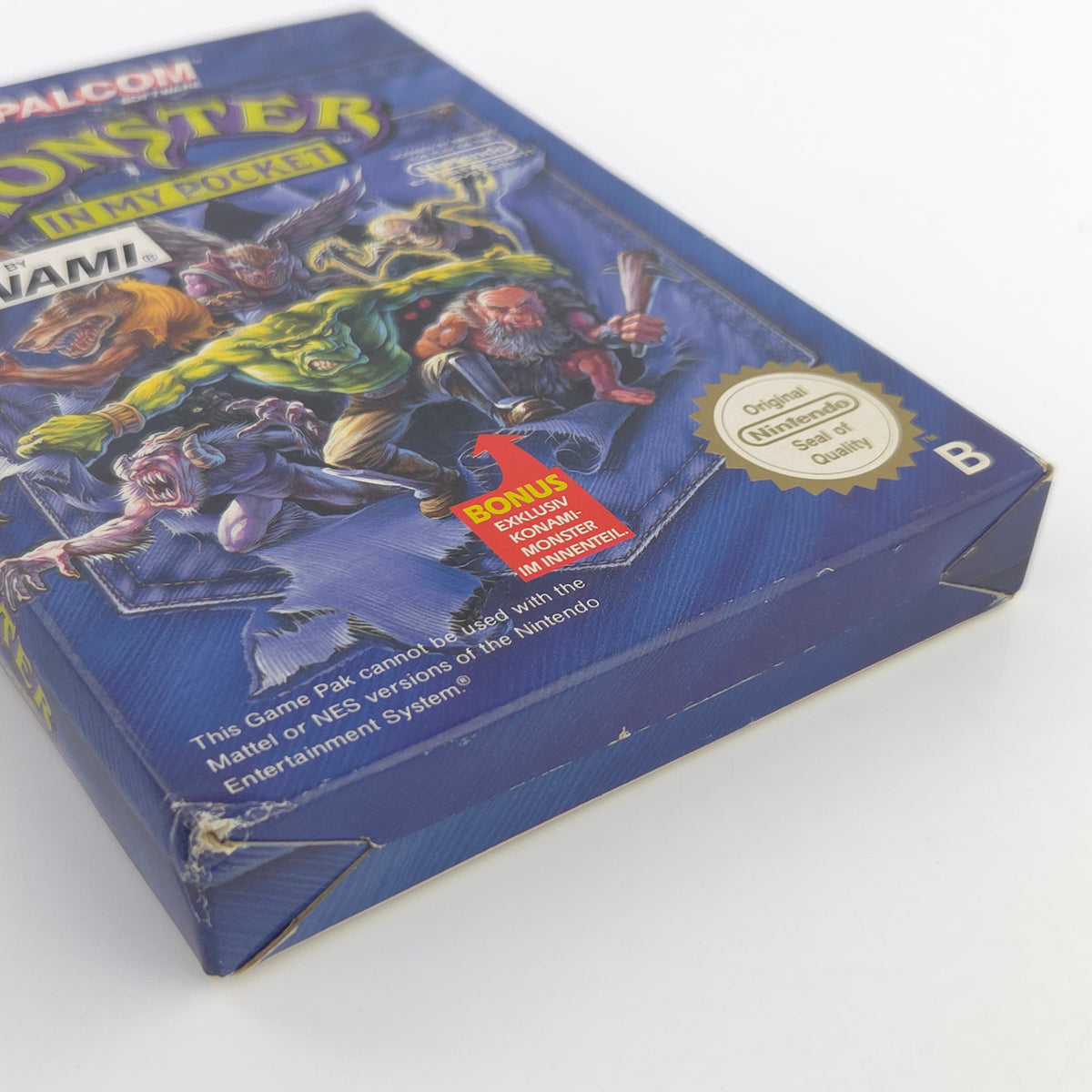 NES Spiel Monster in my Pocket OVP Anleitung PAL NOE