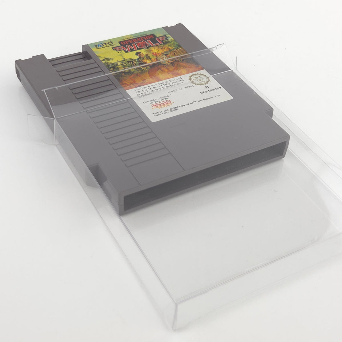 NES Spiel Operation Wolf Modul Schutzhülle TAITO PAL-B