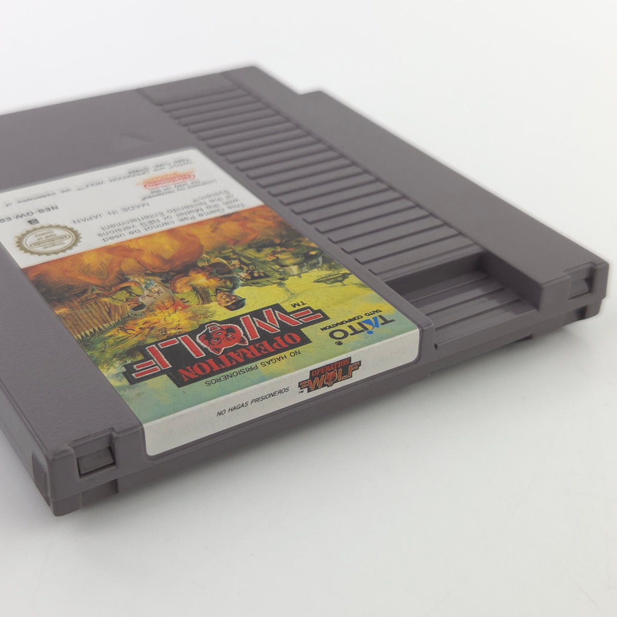 NES Spiel Operation Wolf Modul Schutzhülle TAITO PAL-B