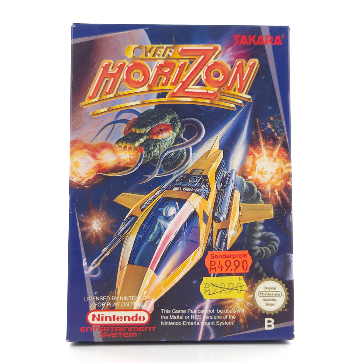 Nintendo NES Spiel Over Horizon nahezu neuwertig OVP