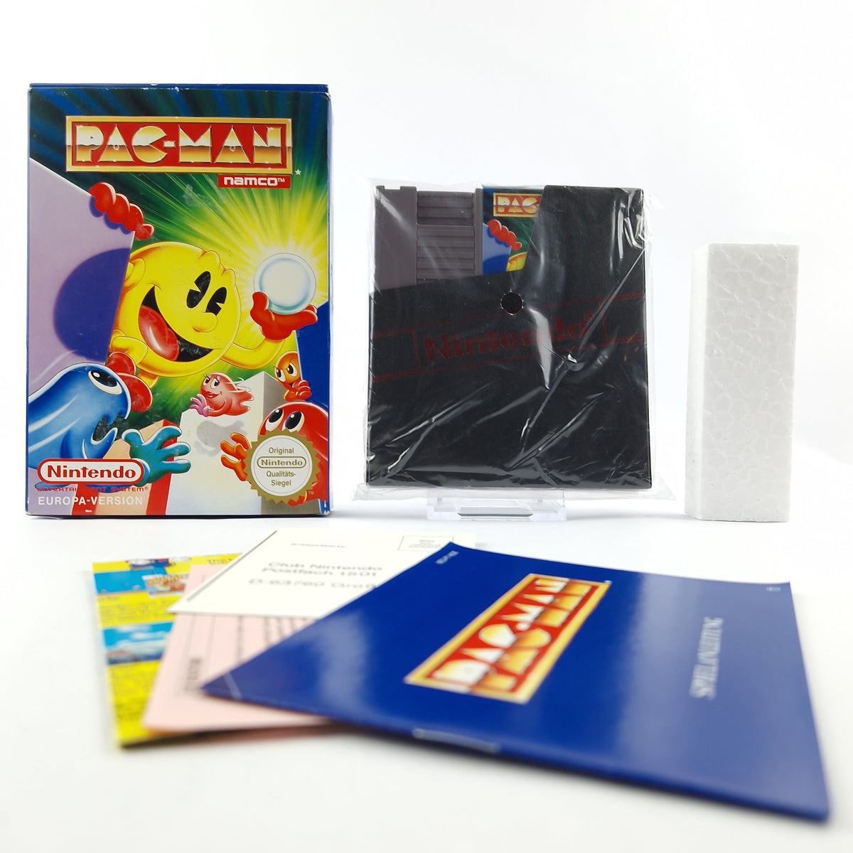 Nintendo NES Spiel – Pac-Man Modul Anleitung OVP PAL
