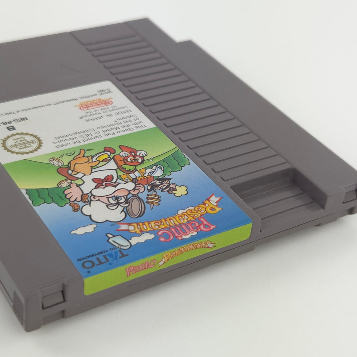 NES Spiel Panic Restaurant Modul Anleitung OVP NOE PAL