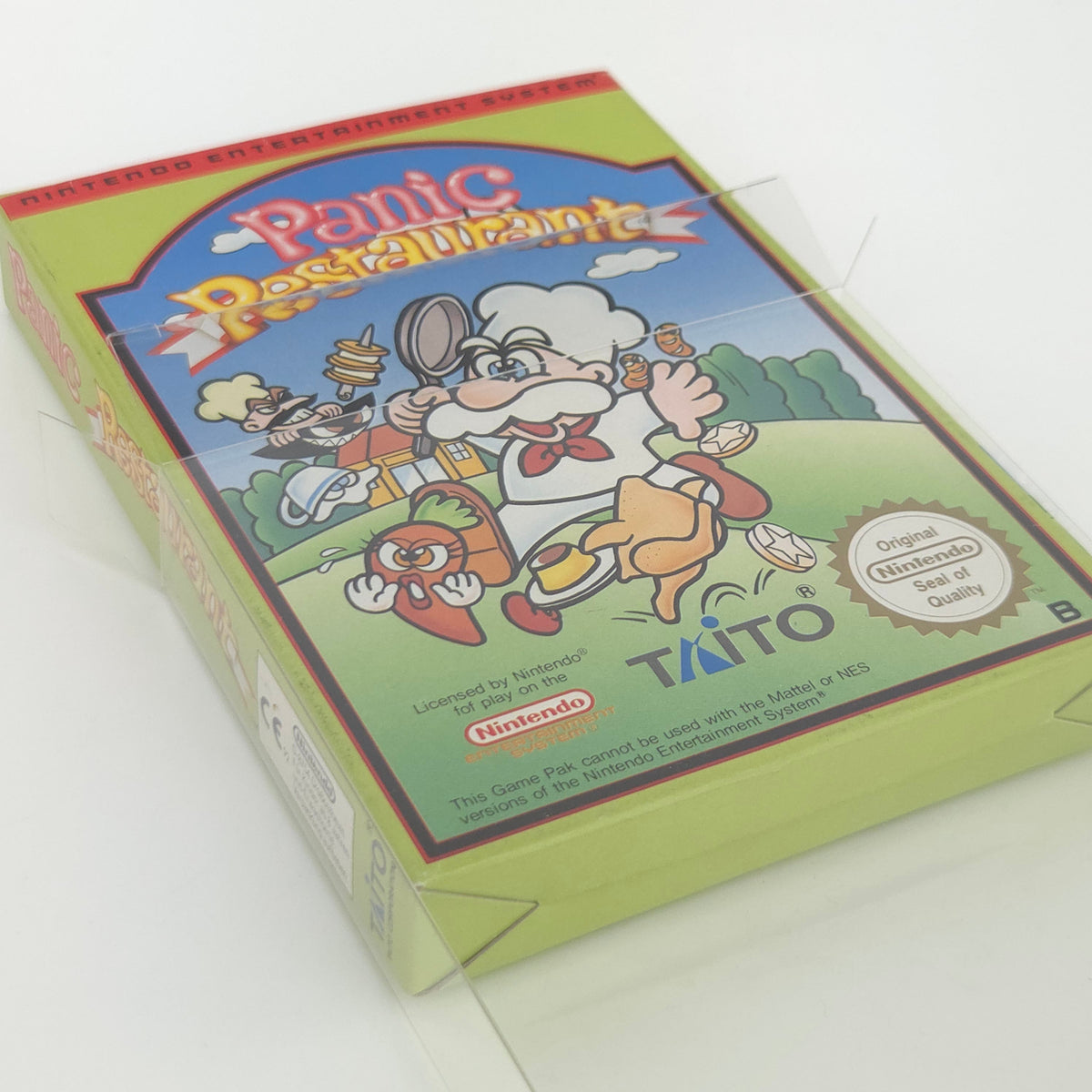 NES Spiel Panic Restaurant Modul Anleitung OVP NOE PAL