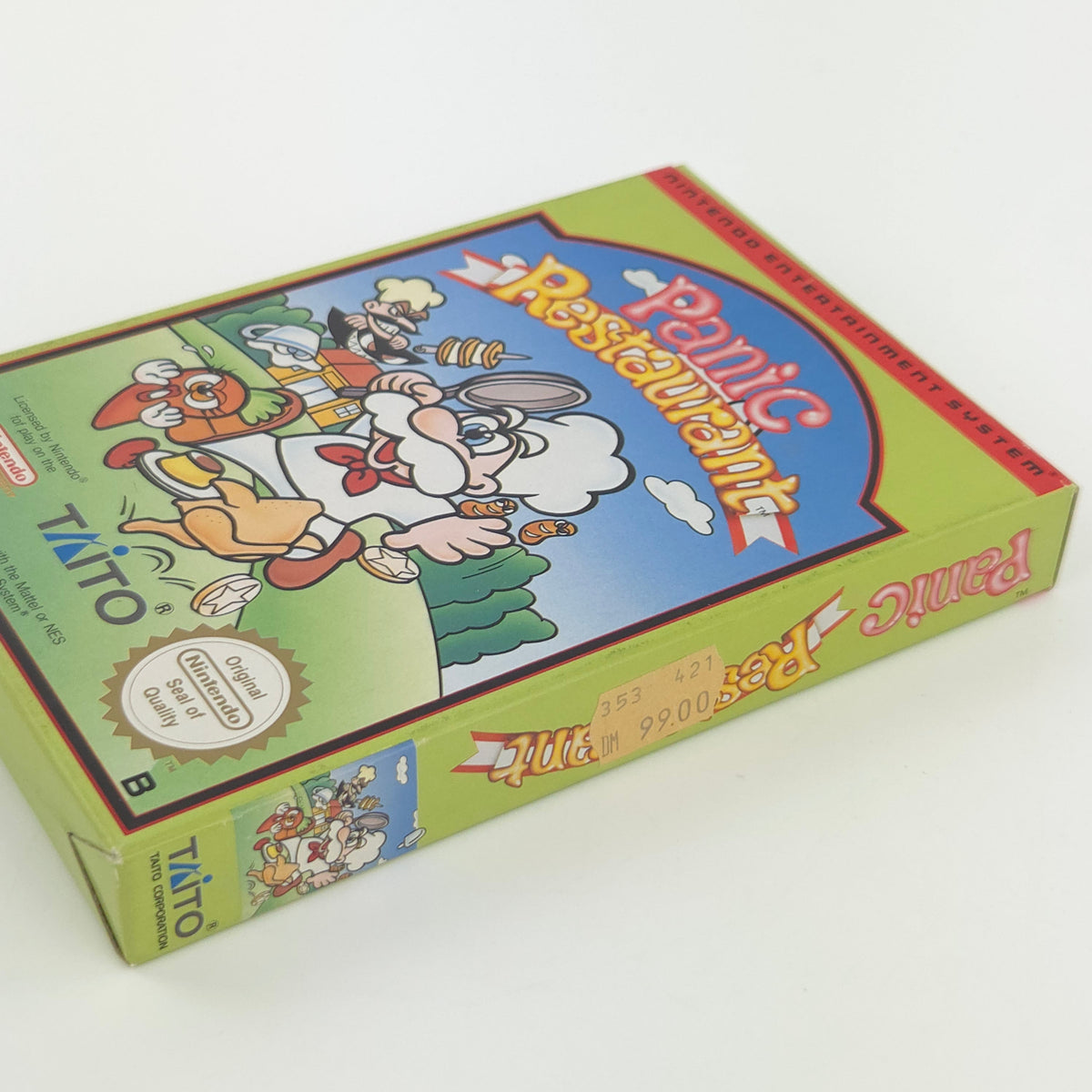 NES Spiel Panic Restaurant Modul Anleitung OVP NOE PAL
