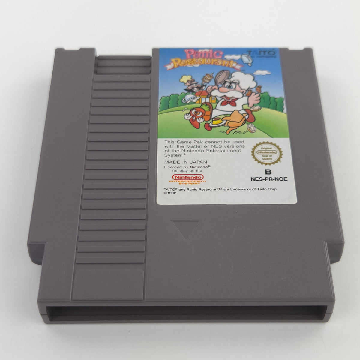 Nintendo NES Spiel Panic Restaurant Modul Schutzhülle NOE