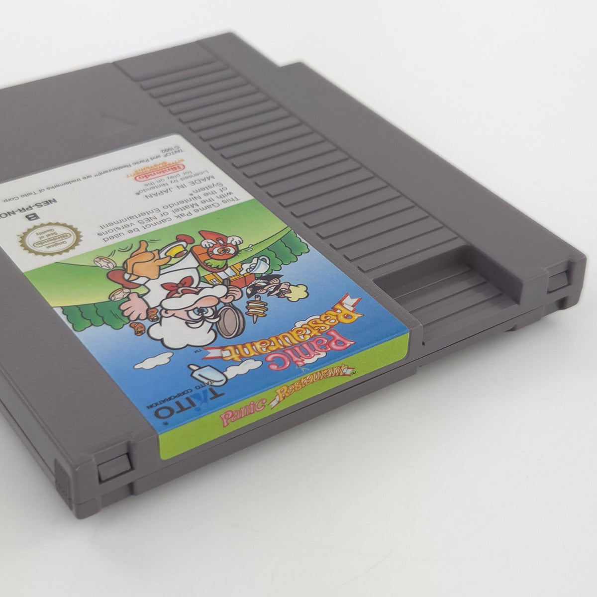Nintendo NES Spiel Panic Restaurant Modul Schutzhülle NOE