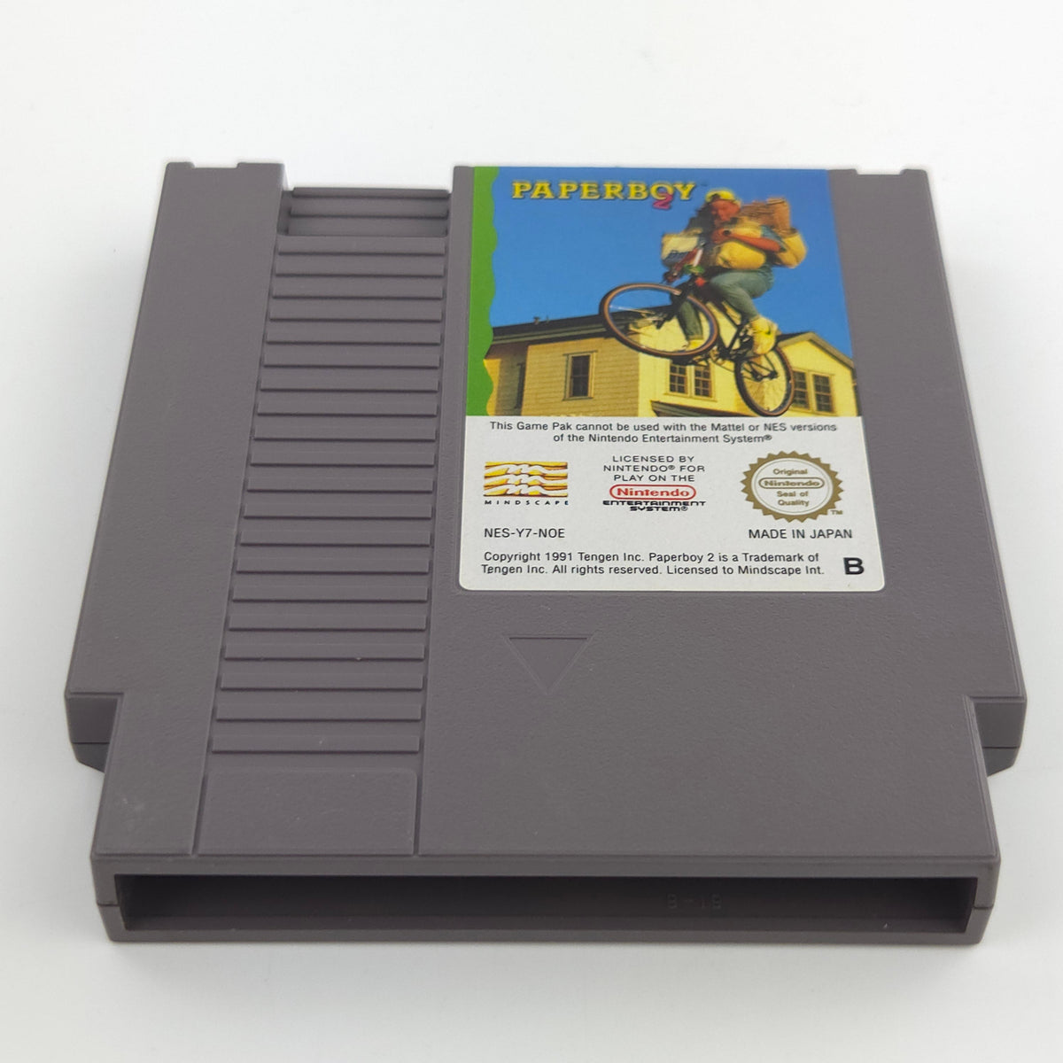 Nintendo NES Spiel Paperboy 2 Modul Schutzhülle NOE PAL