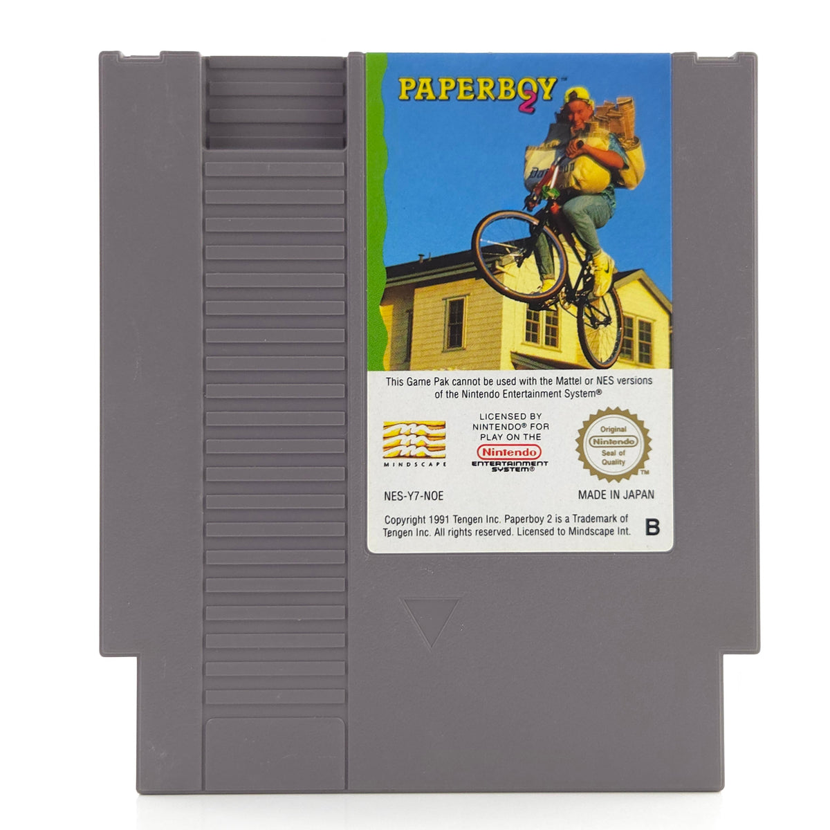 Nintendo NES Spiel Paperboy 2 Modul Schutzhülle NOE PAL