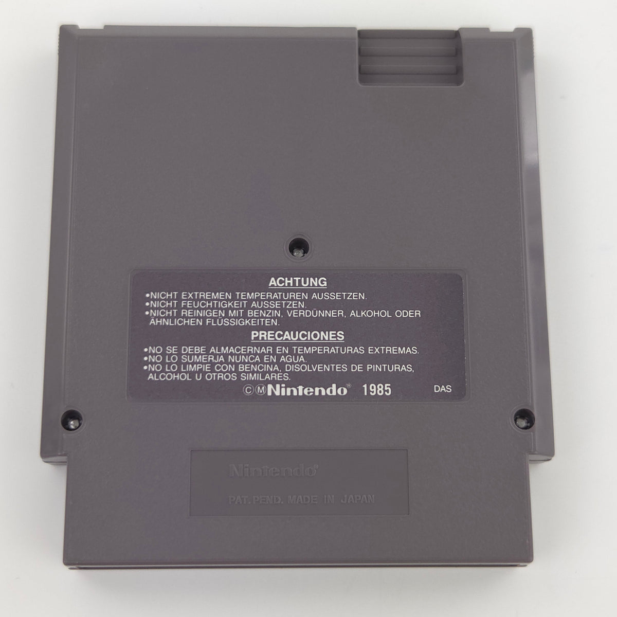 Nintendo NES Spiel Pin Bot Modul Flipper NOE PAL B