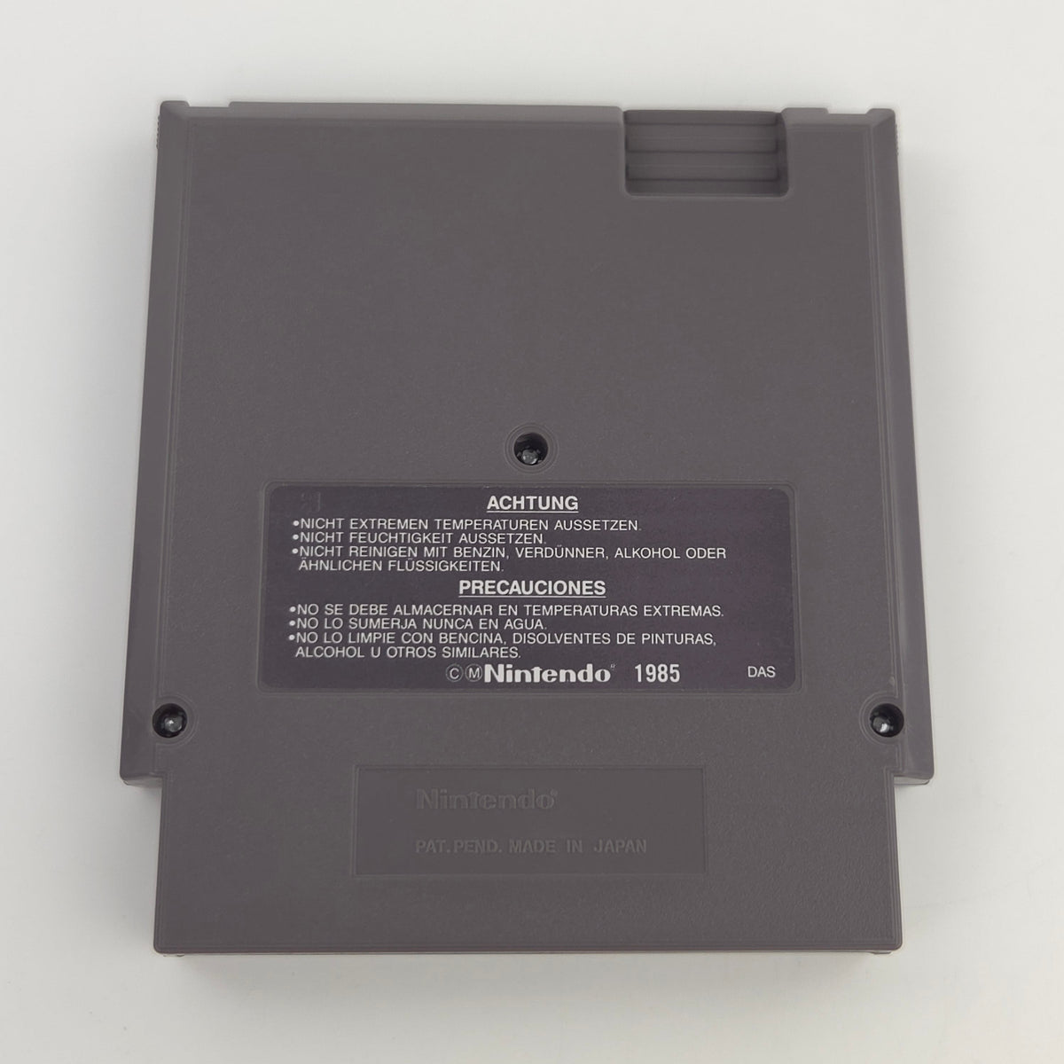 Nintendo NES Spiel Pin Bot Modul OVP Anleitung PAL NOE