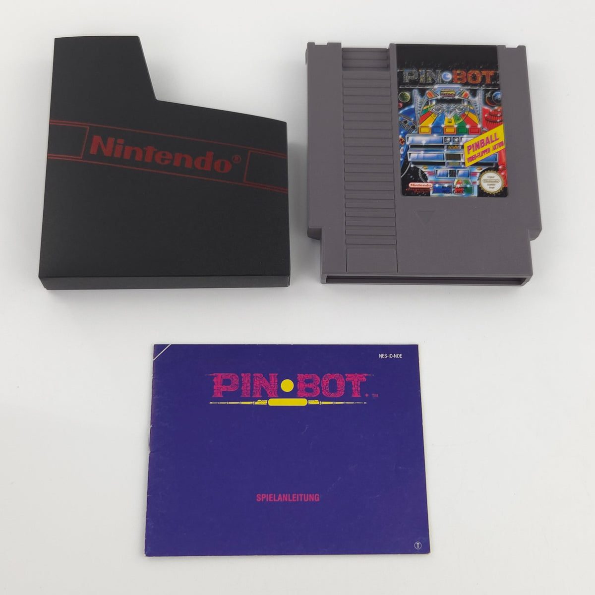 Nintendo NES Spiel Pin Bot Modul OVP Anleitung PAL NOE