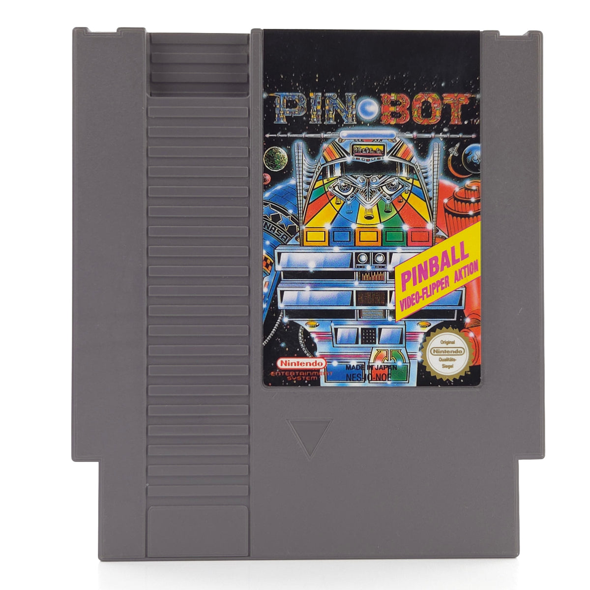 Nintendo NES Spiel Pin Bot Modul mit Schutzhülle NOE