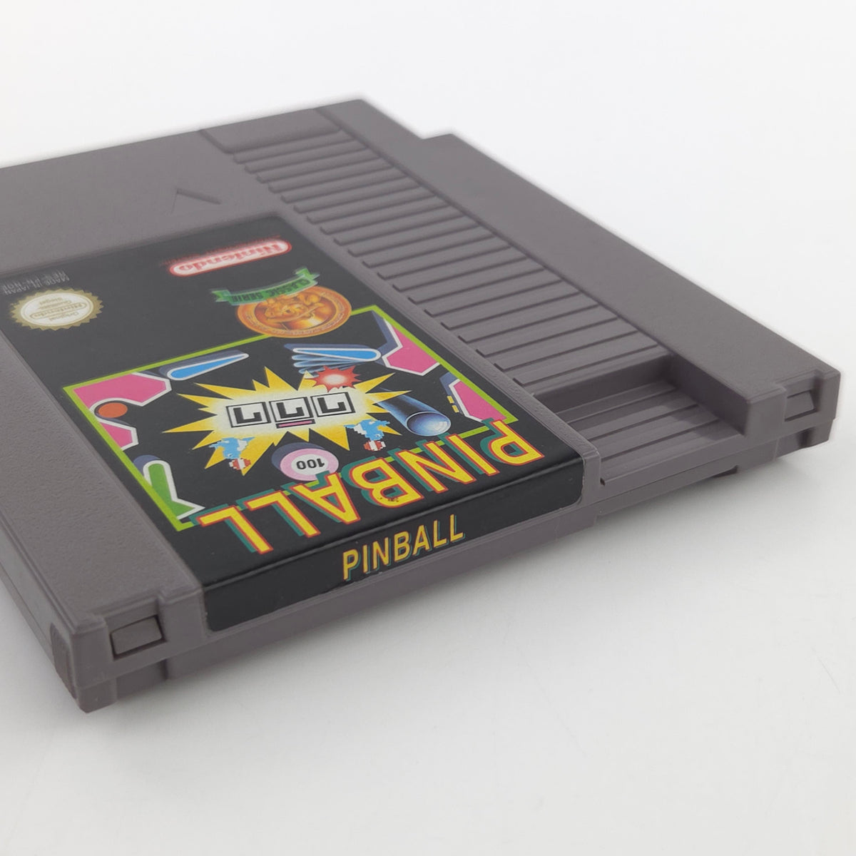 Nintendo NES Spiel Pinball Modul Schutzhülle PAL NOE