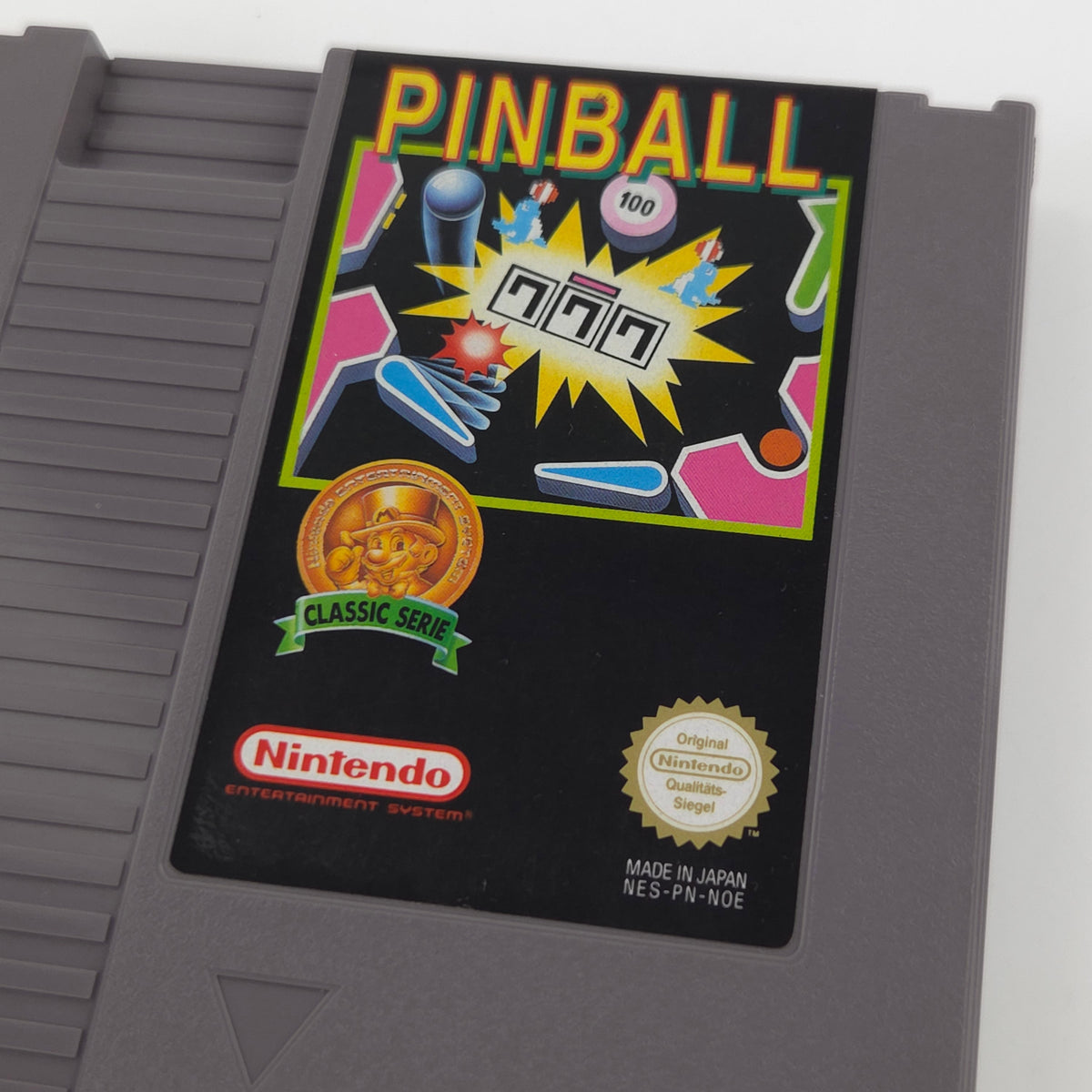 Nintendo NES Spiel Pinball Modul Schutzhülle PAL NOE