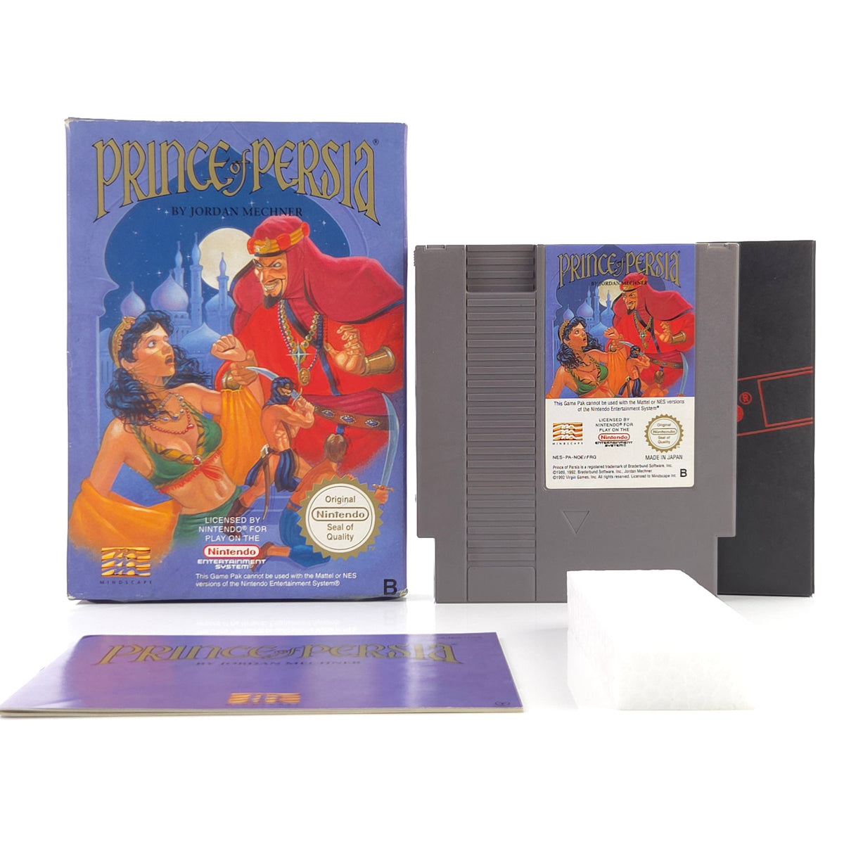 Nintendo NES Spiel Prince of Persia OVP Komplett PAL NOE