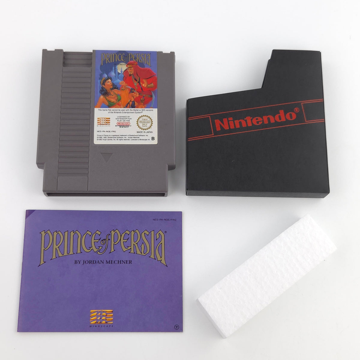 Nintendo NES Spiel Prince of Persia OVP Komplett PAL NOE