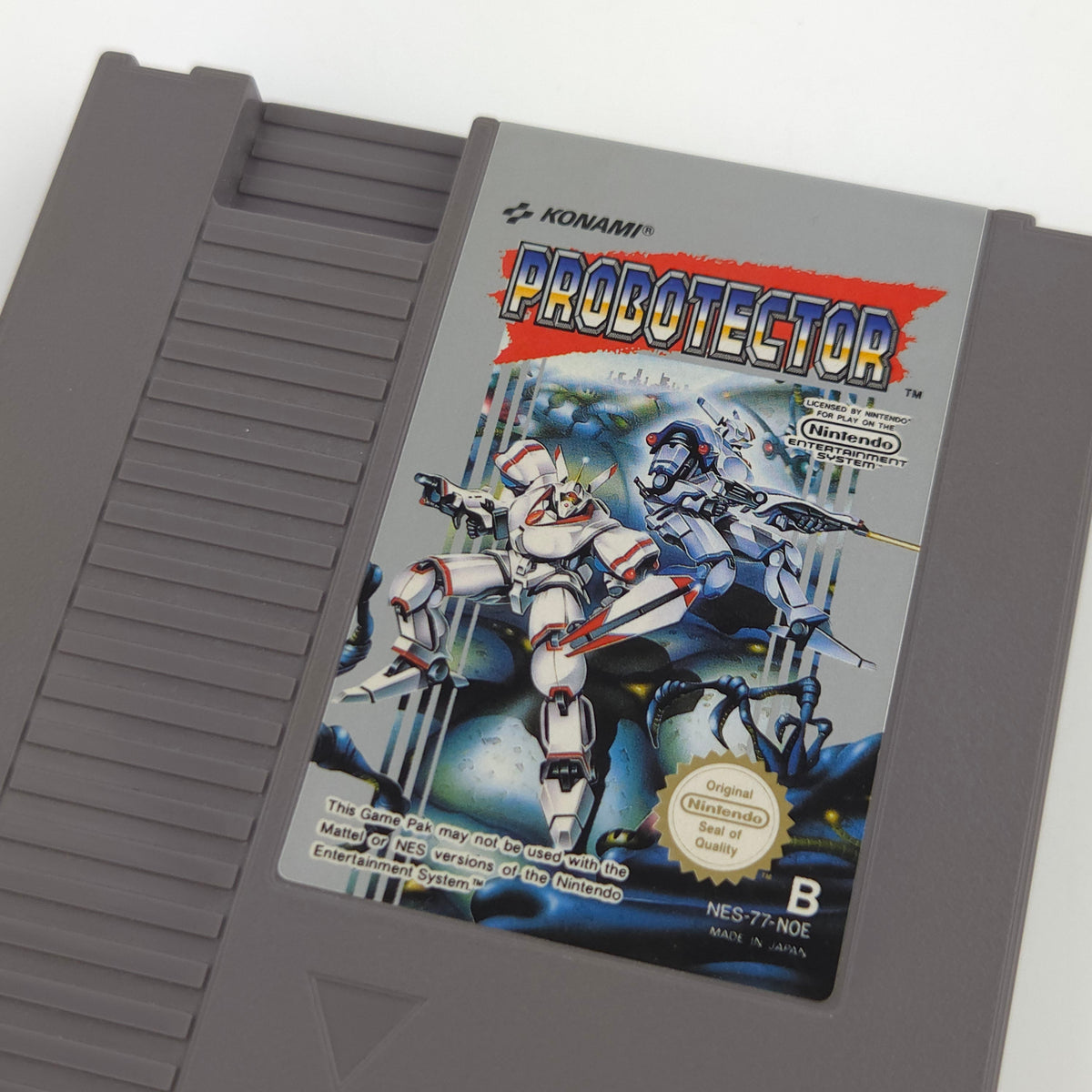 Nintendo NES Spiel Probotector Modul Schutzhülle NOE PAL