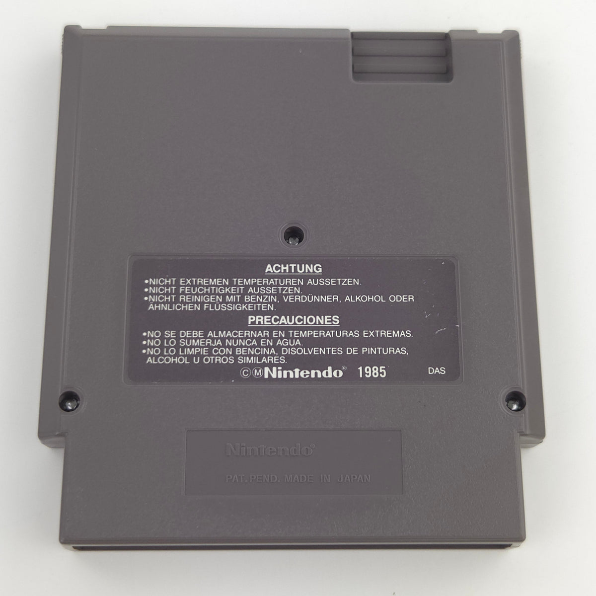 Nintendo NES Spiel Probotector Modul Schutzhülle NOE PAL