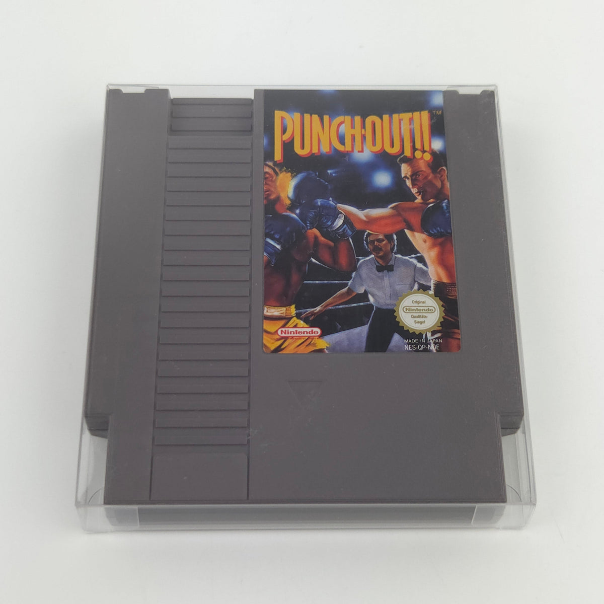 Nintendo NES Spiel Punch-Out!! Modul Schutzhülle PAL NOE