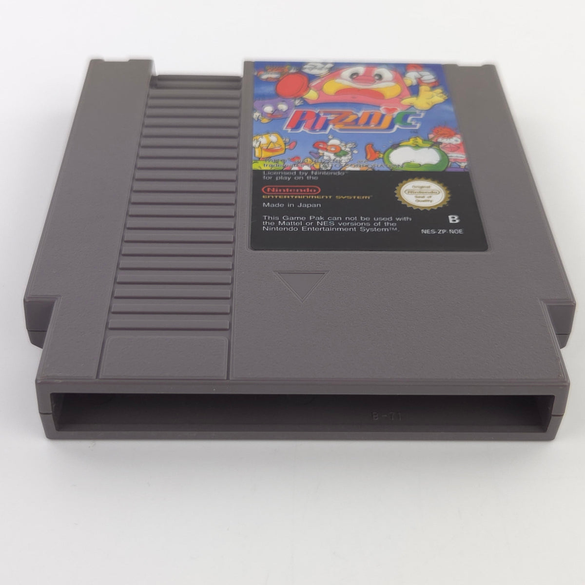 NES Spiel Puzznic Modul Schuber PAL-B NOE Cartridge