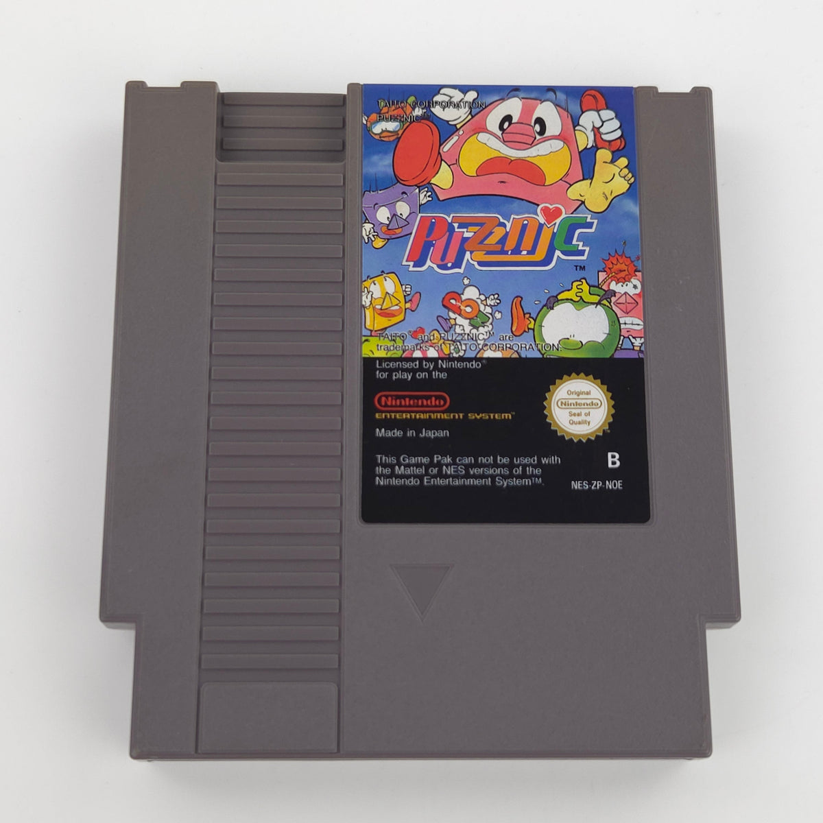 NES Spiel Puzznic Modul Schuber PAL-B NOE Cartridge