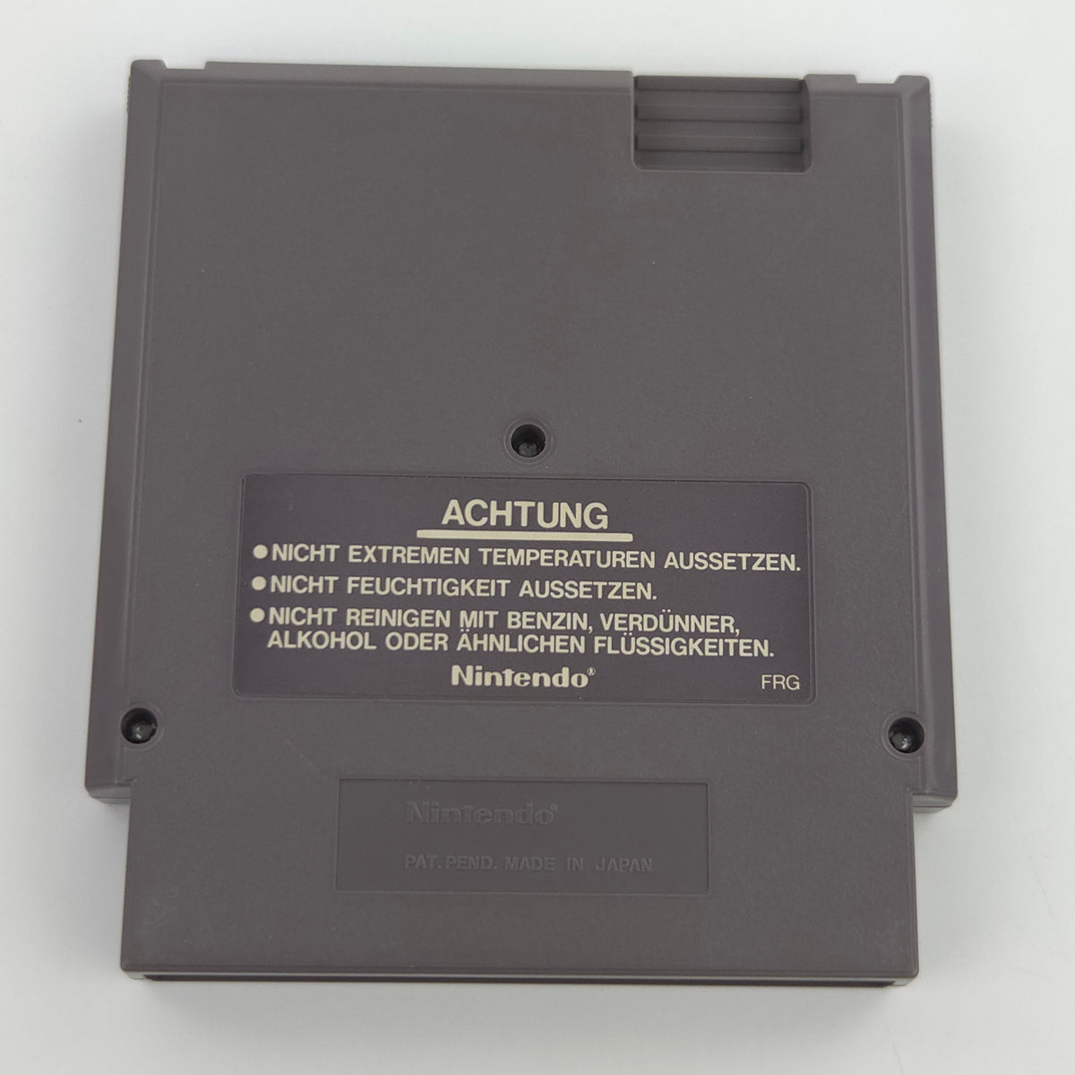 Nintendo NES Spiel R.C. PRO-AM Modul Schutzhülle PAL-B