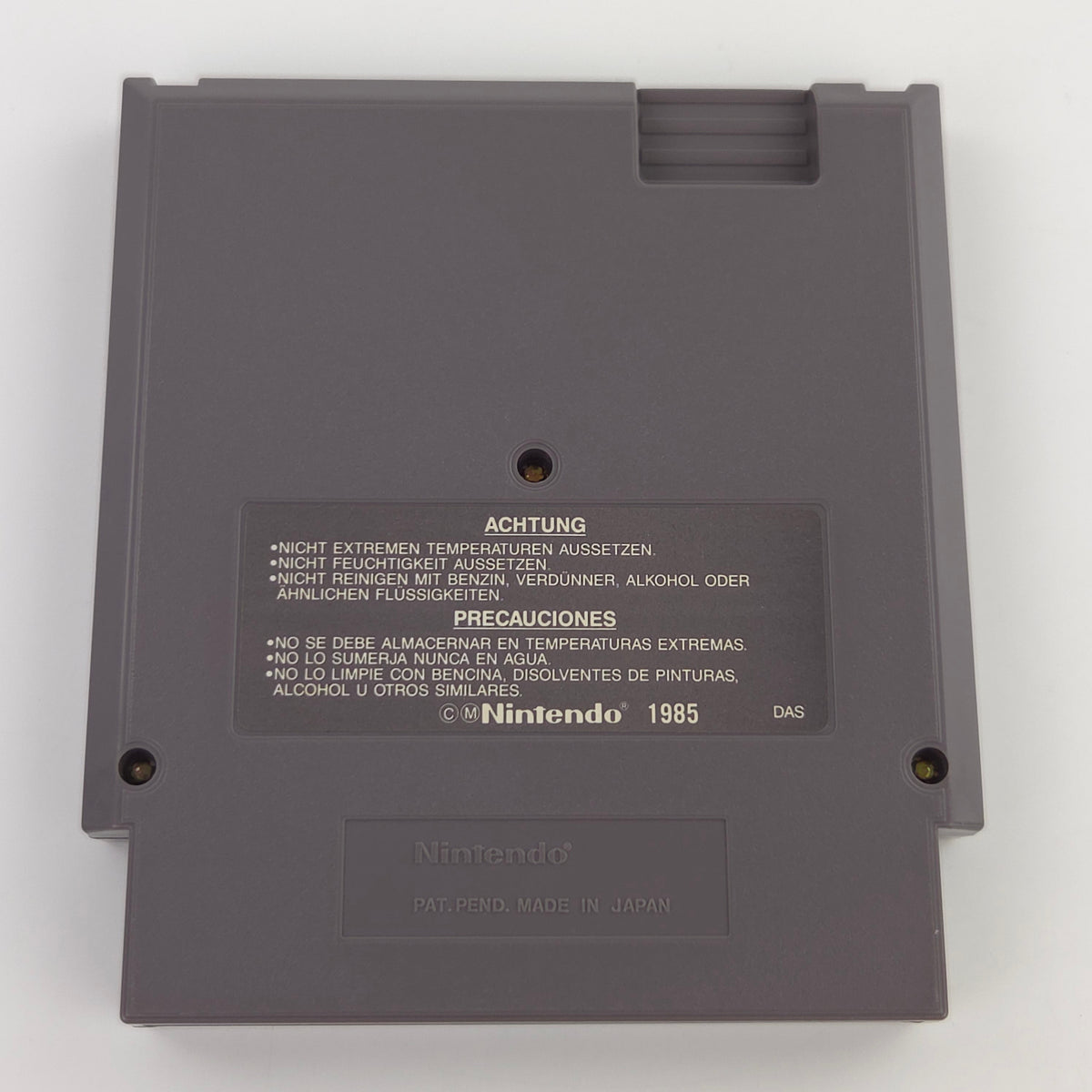 Nintendo NES Spiel Rackets Rivals Modul Schuber PAL NOE