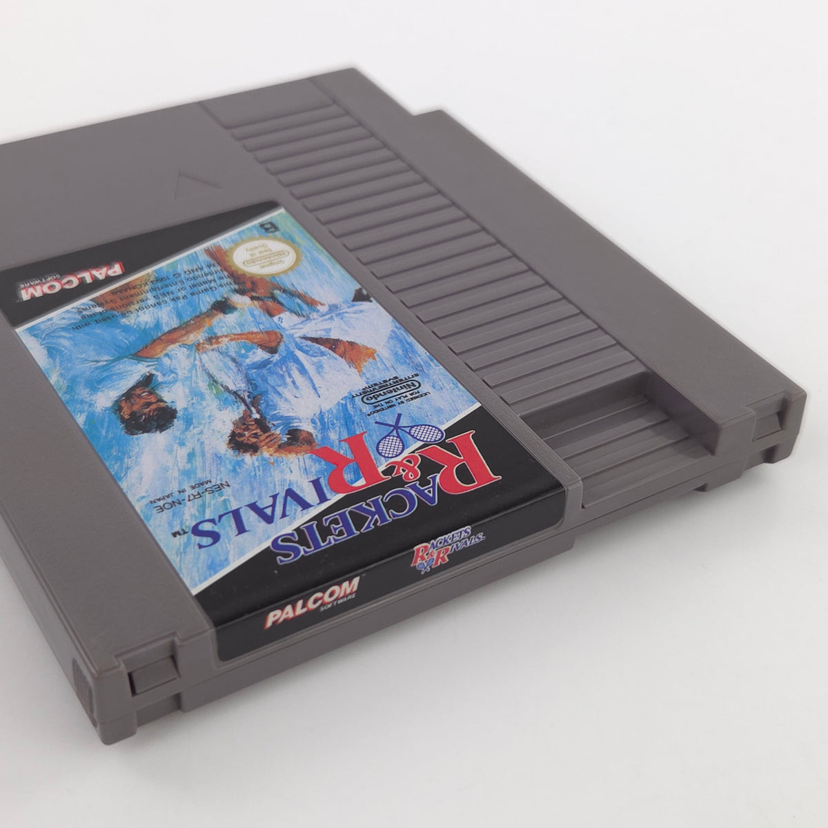 Nintendo NES Spiel Rackets Rivals Modul Schuber PAL NOE