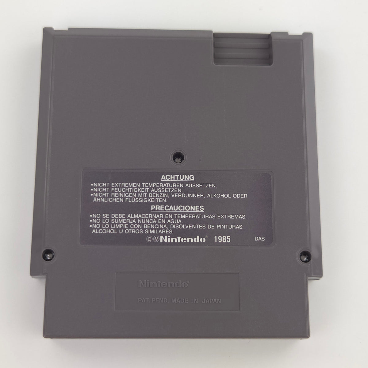 Nintendo NES Spiel Rad Racer Modul Schuber PAL NOE