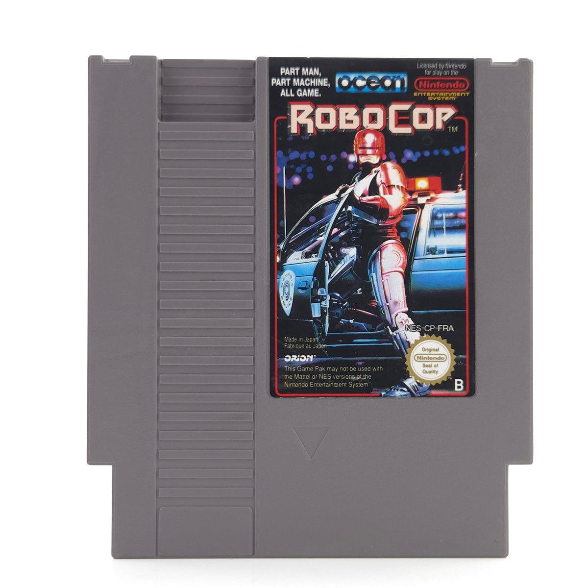 Nintendo NES Spiel Robocop Modul Schutzhülle PAL B FRA