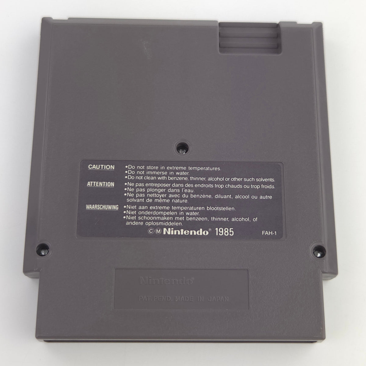 Nintendo NES Spiel Robocop Modul Schutzhülle PAL B FRA