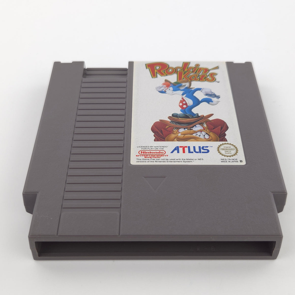 Nintendo NES Spiel Rockin Kats Modul Schuber PAL NOE