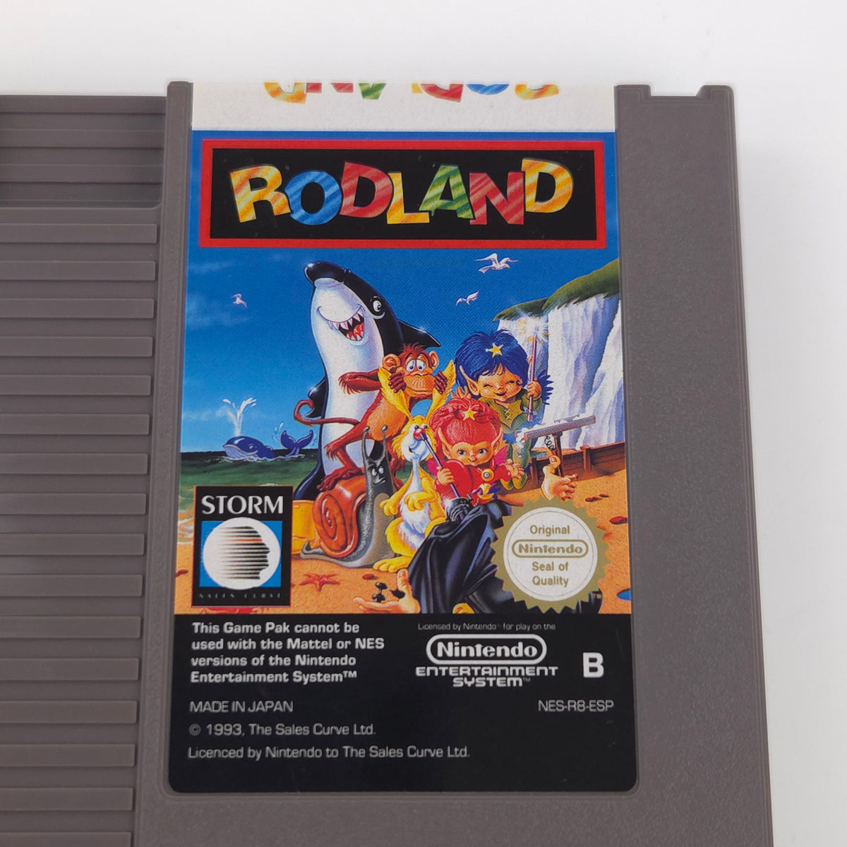 NES Spiel Rodland Modul Schuber PAL-B ESP Cartridge