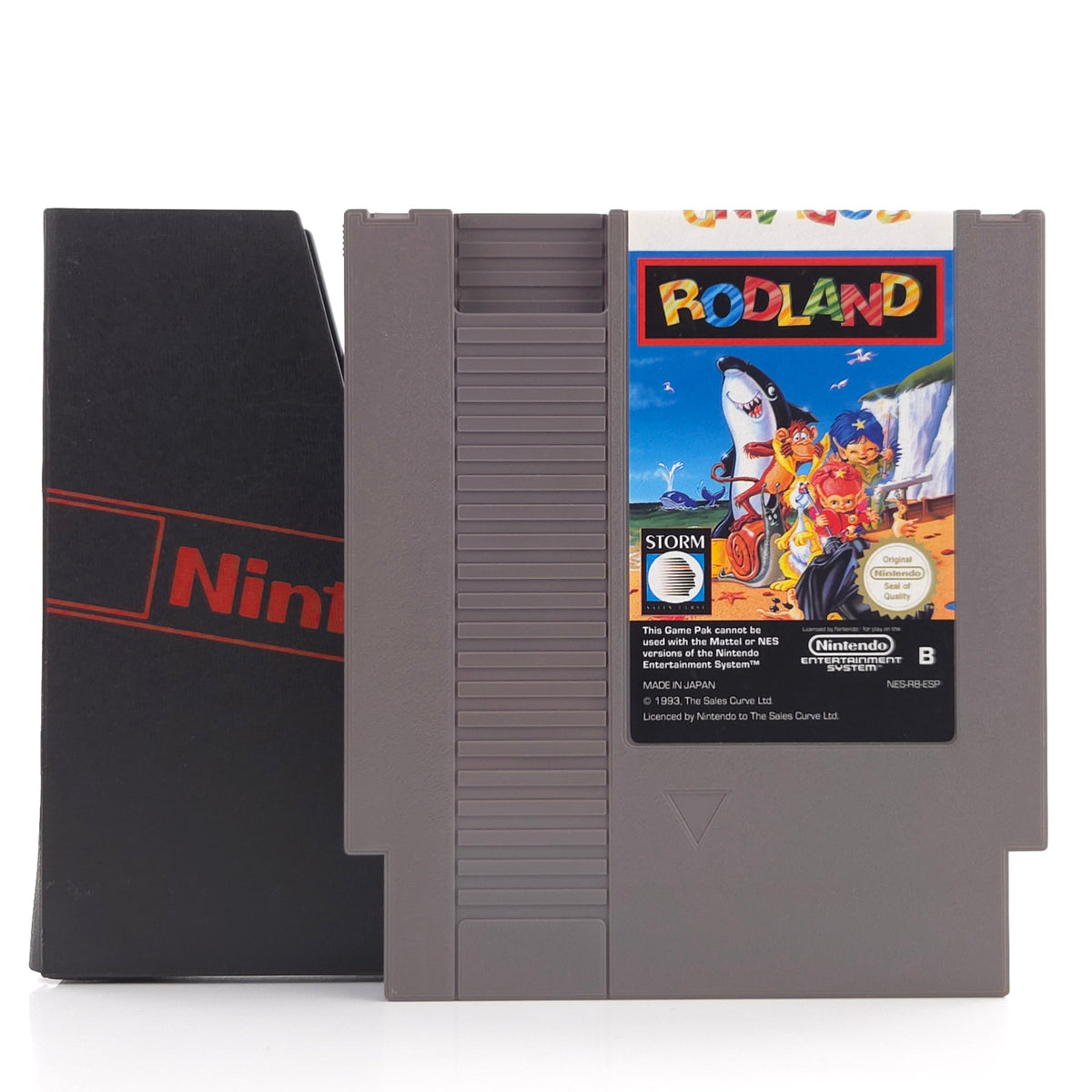 NES Spiel Rodland Modul Schuber PAL-B ESP Cartridge
