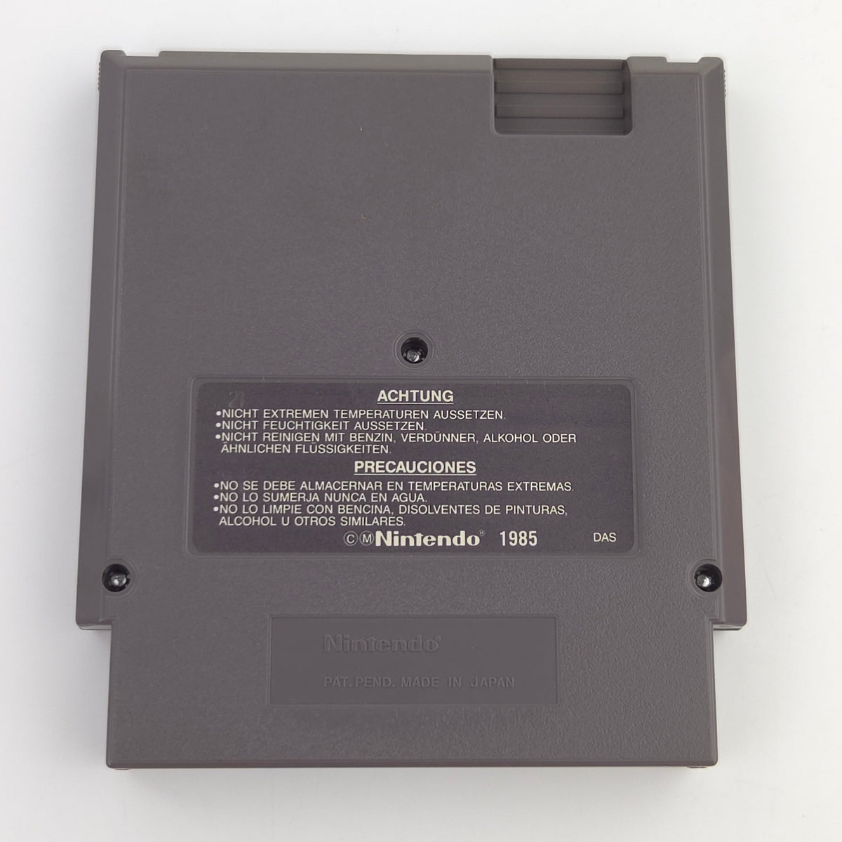 Nintendo NES Spiel Rollergames Modul Schutzhülle PAL NOE