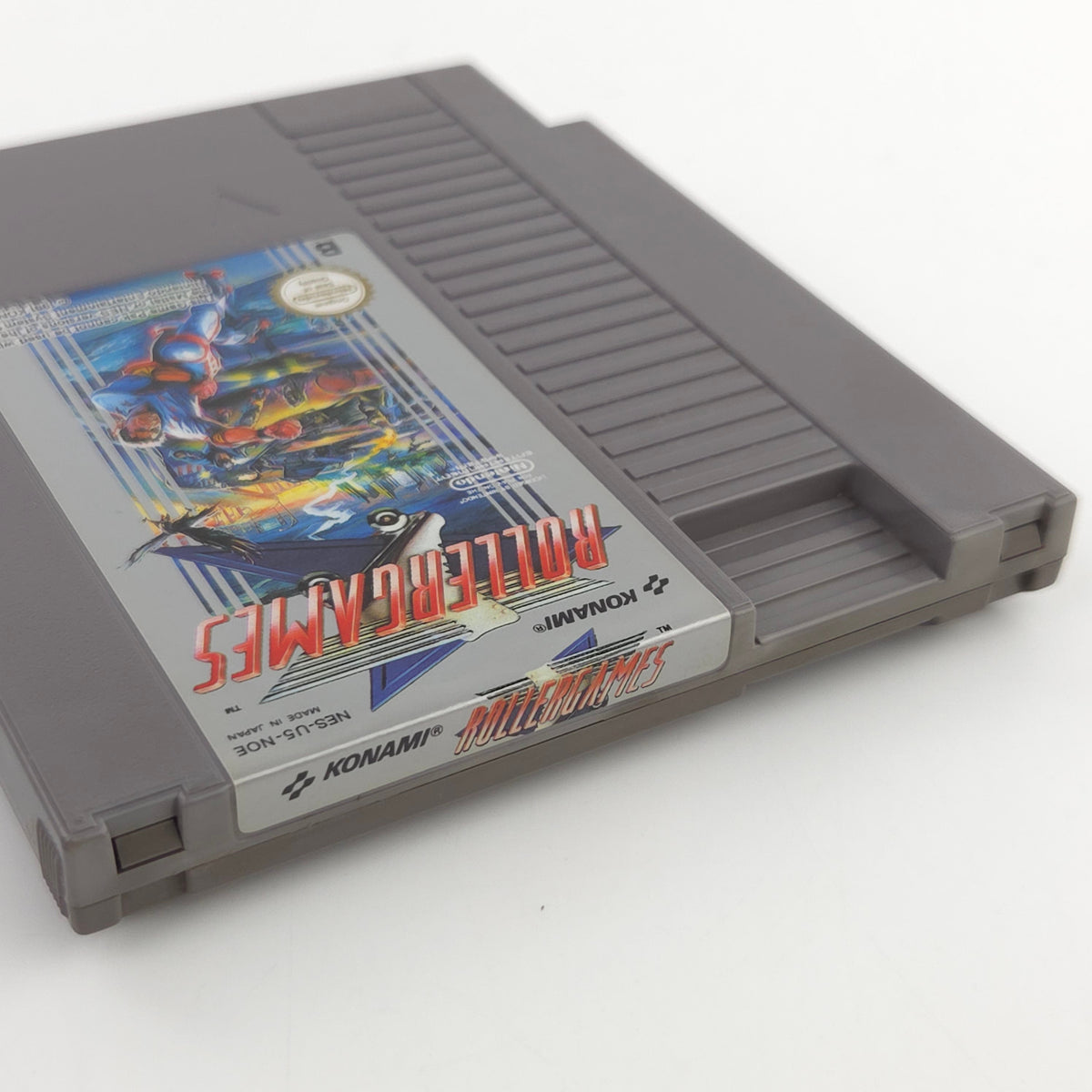 Nintendo NES Spiel Rollergames Modul Schutzhülle PAL NOE