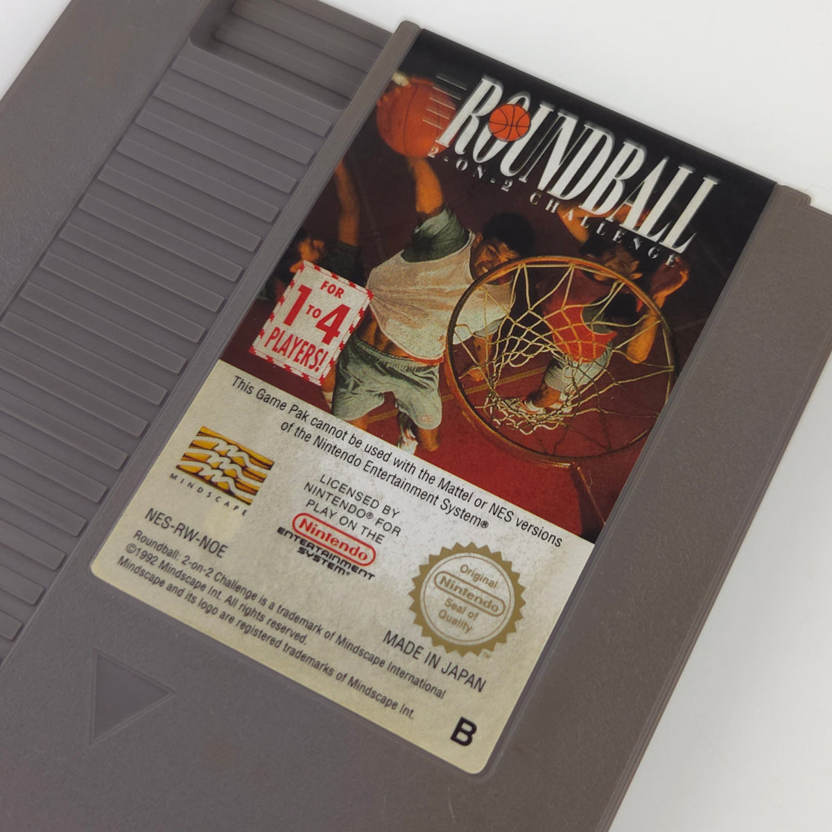 Nintendo NES Spiel Roundball 2 on 2 Challenge PAL NOE
