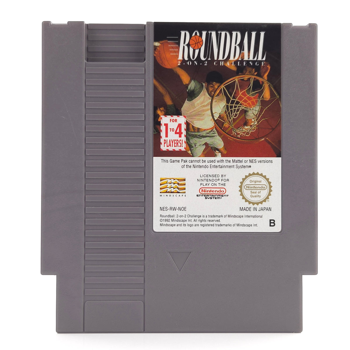 NES Spiel Roundball 2 on 2 Challenge Modul Schutzhülle