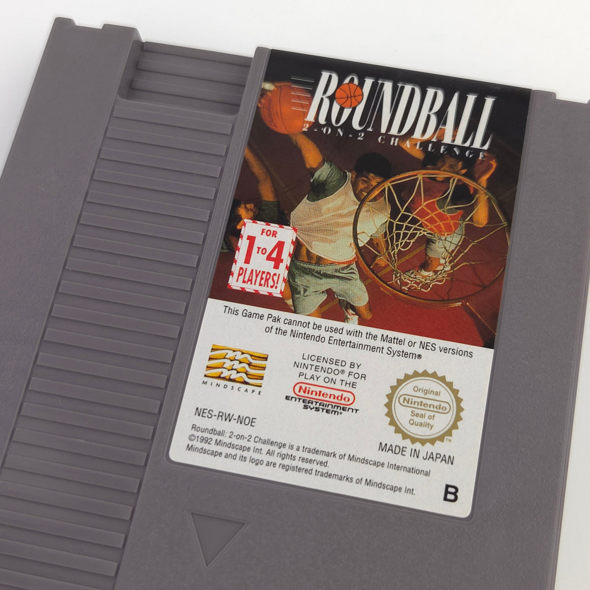 NES Spiel Roundball 2 on 2 Challenge Modul Schutzhülle