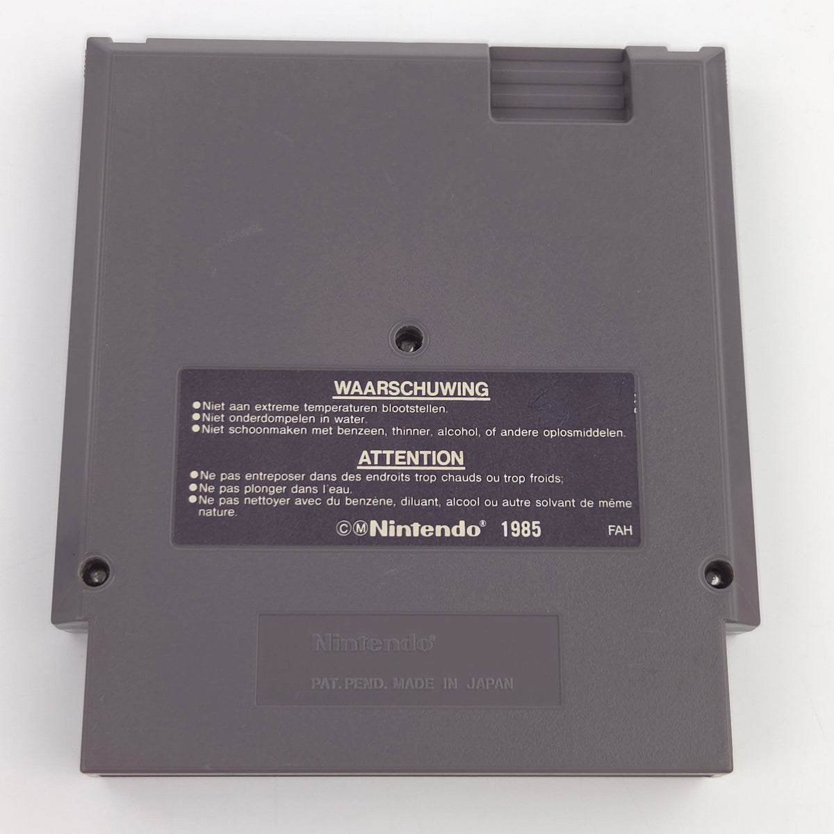 NES Spiel Rush n Attack Modul Schutzhülle Konami PAL B
