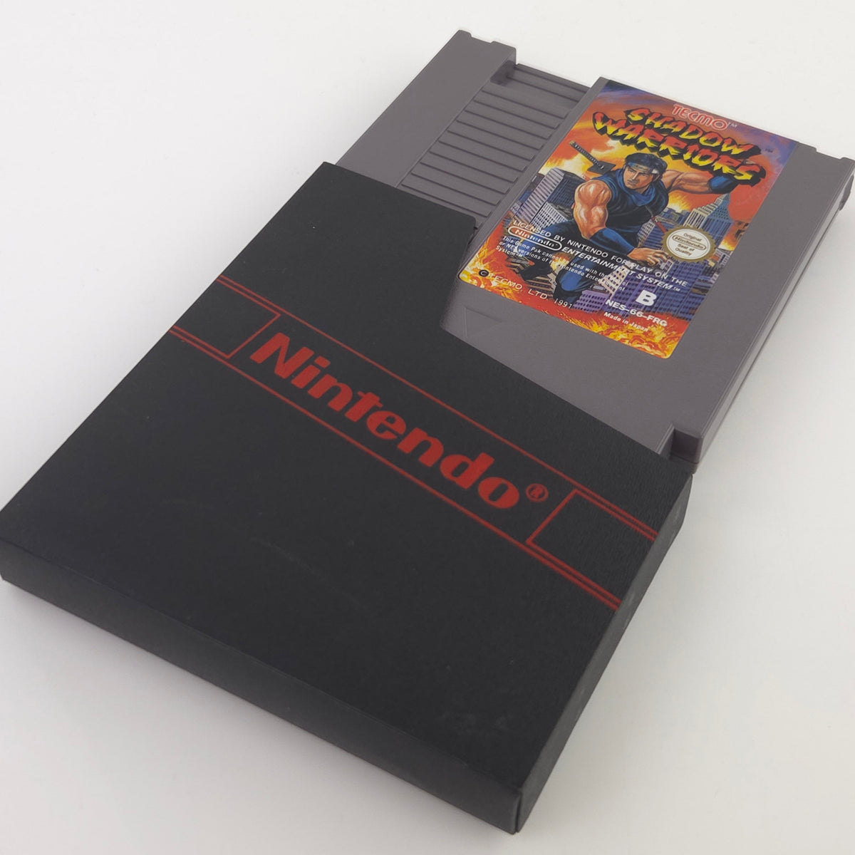 NES Spiel Shadow Warriors Modul Schuber PAL B FRG
