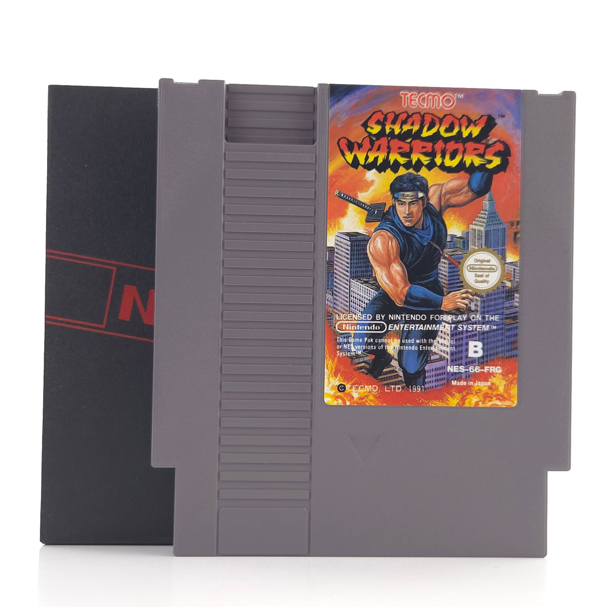 NES Spiel Shadow Warriors Modul Schuber PAL B FRG