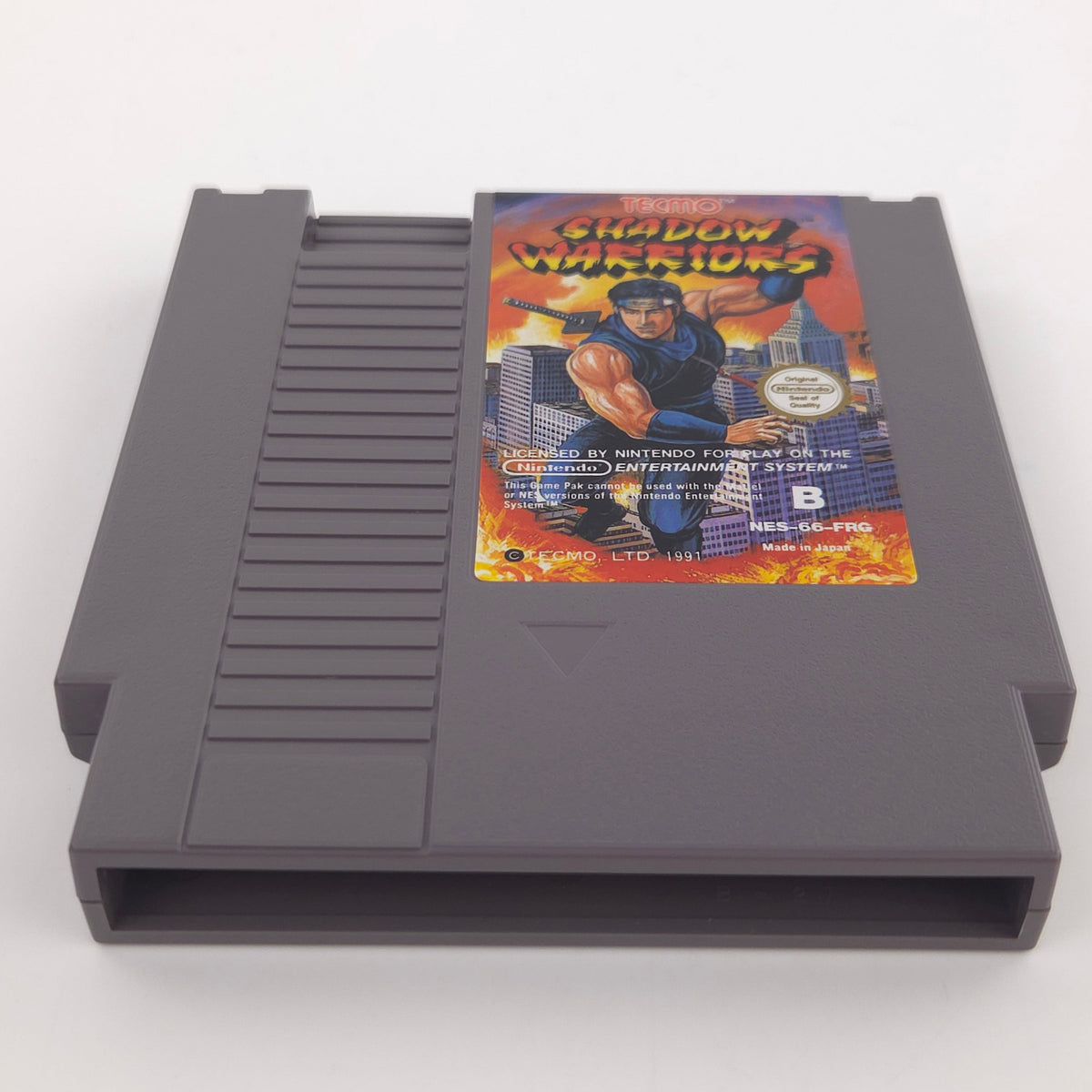 NES Spiel Shadow Warriors Modul Schuber PAL B FRG