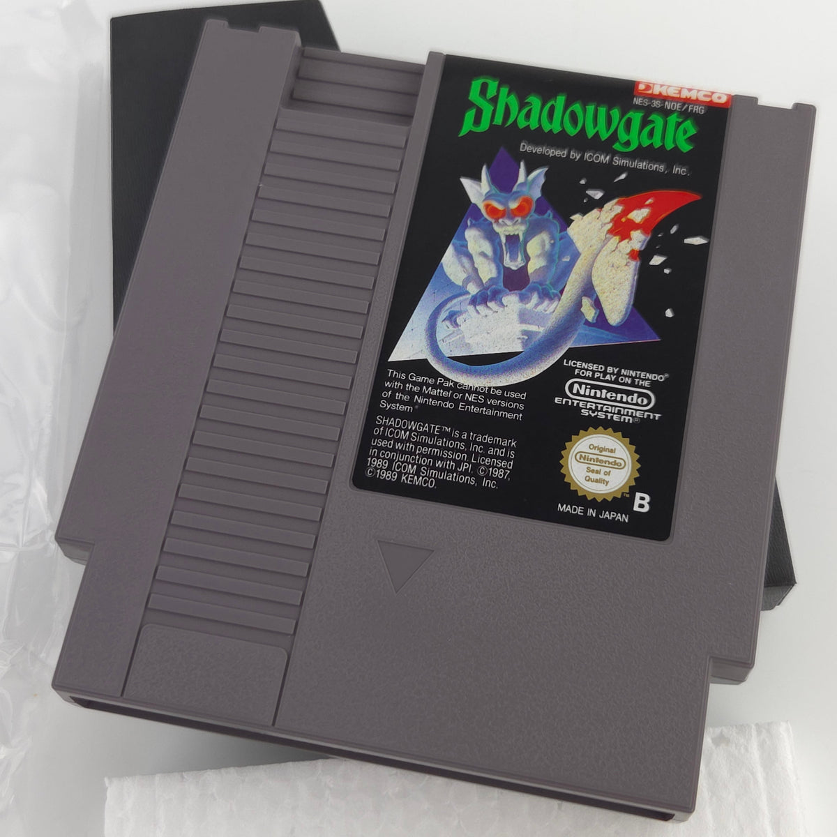 Nintendo NES Spiel Shadowgate CIB nahezu neuwertig