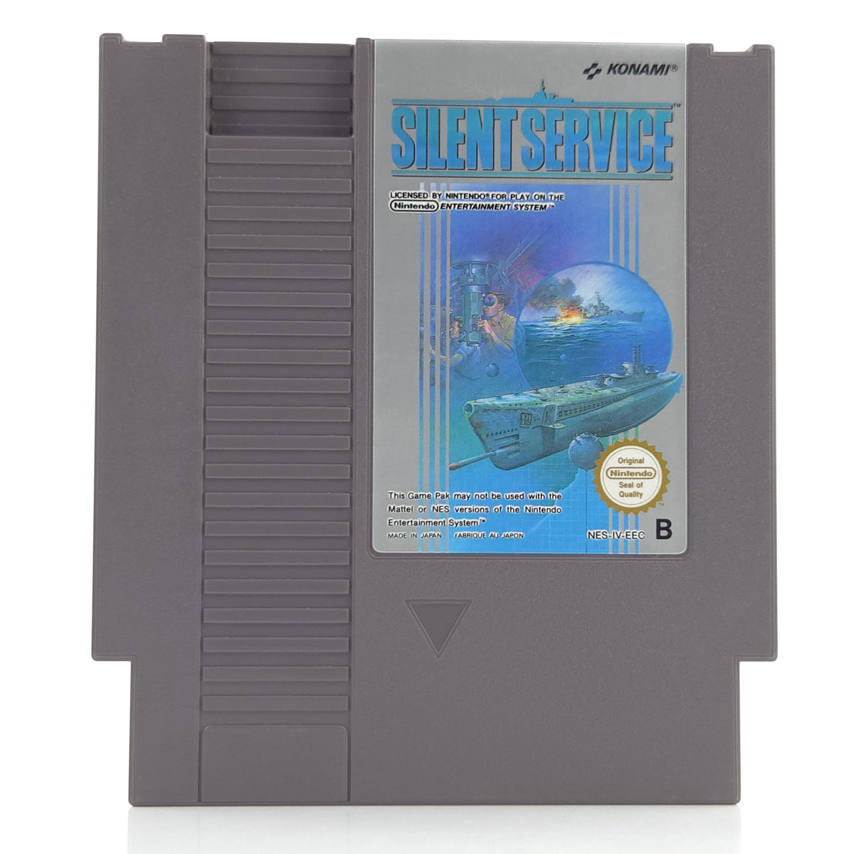 NES Spiel Silent Service Modul Schutzhülle PAL B EEC