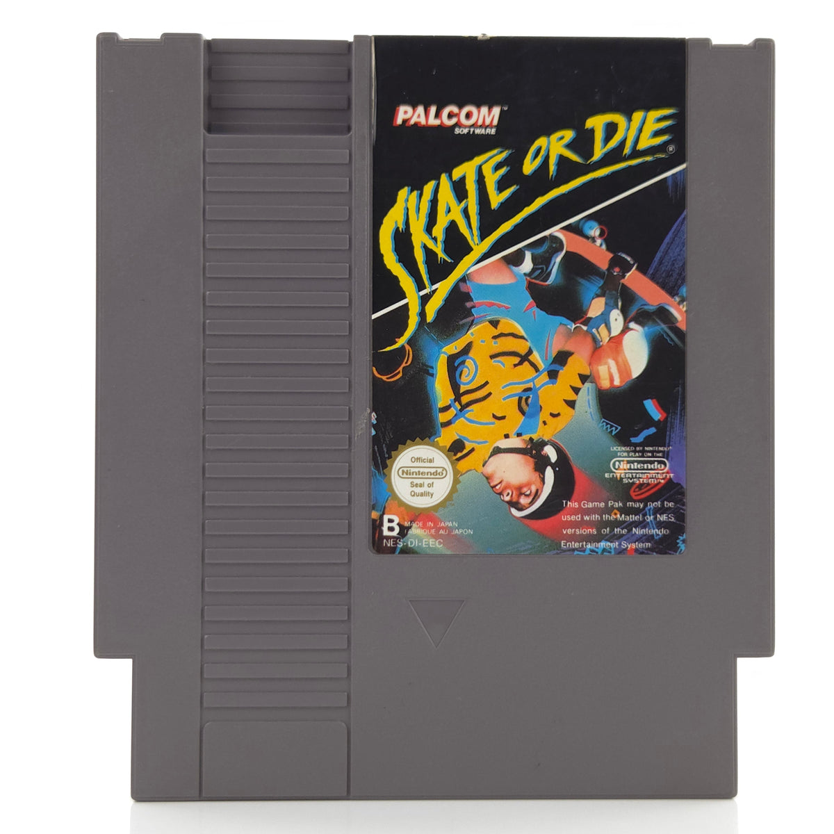 Nintendo NES Spiel Skate or Die Modul Schutzhülle PAL-B