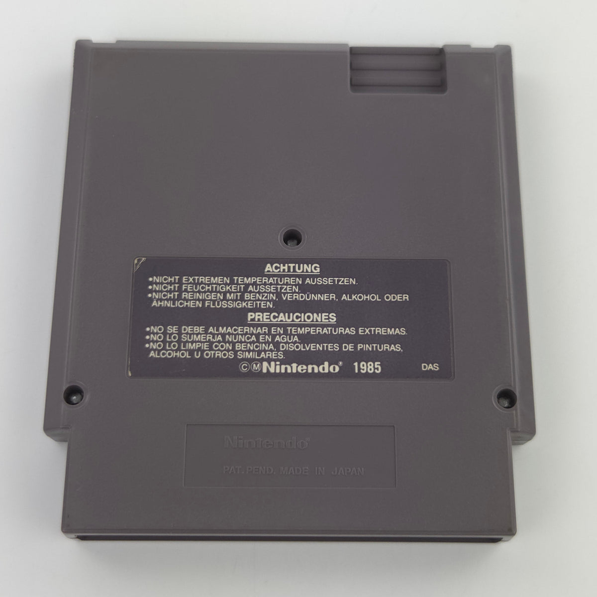 Nintendo NES Spiel Skate or Die Modul Schutzhülle PAL-B