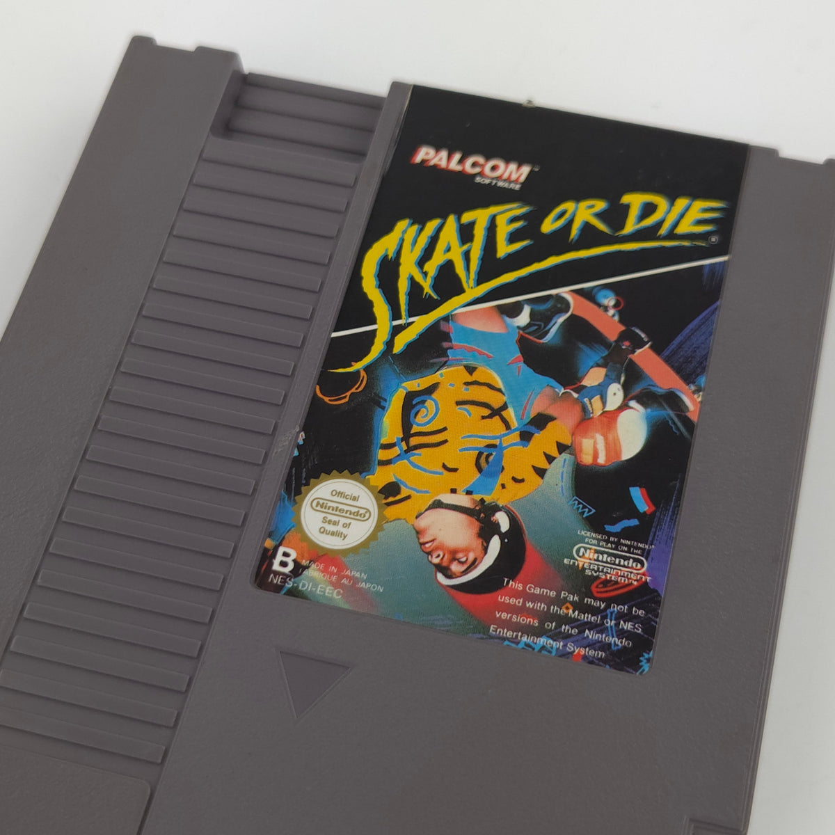 Nintendo NES Spiel Skate or Die Modul Schutzhülle PAL-B