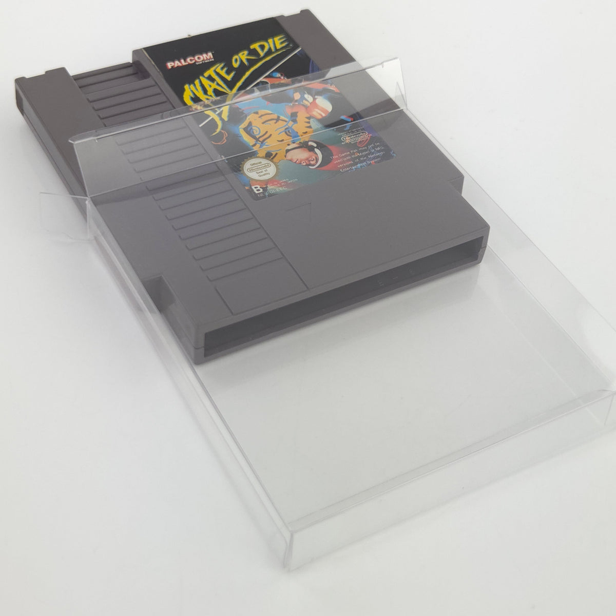 Nintendo NES Spiel Skate or Die Modul Schutzhülle PAL-B