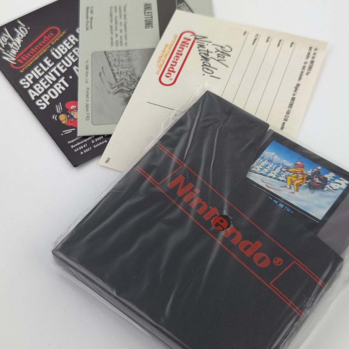 Nintendo NES Spiel – Slalom (OVP PAL)